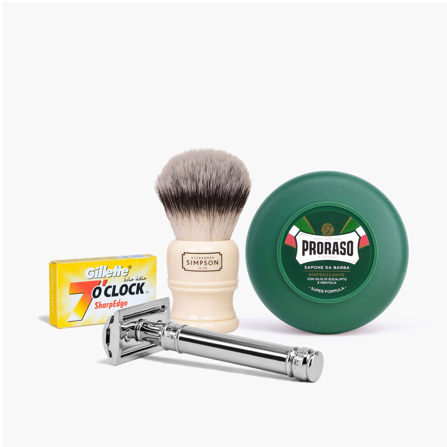 DE Safety Razor Shaving Starter Kit - Regular