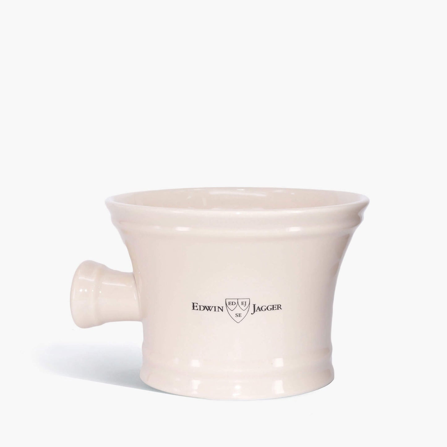 Edwin Jagger Ivory Porcelain Shaving Bowl with Handle