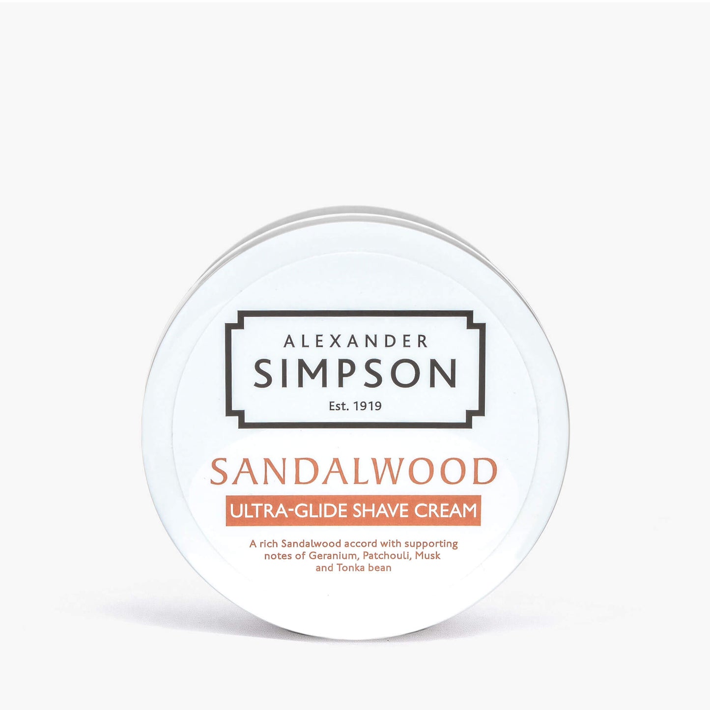 Simpsons Sandalwood Ultra-Glide Shaving Cream