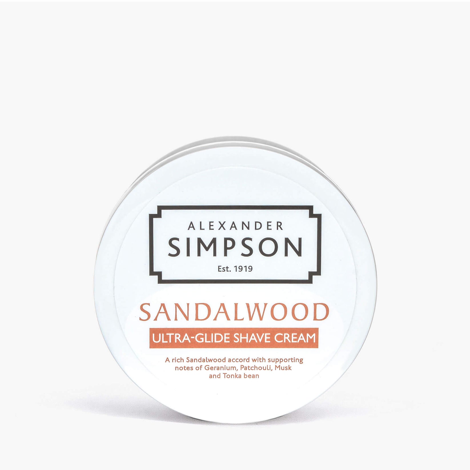 Simpsons Sandalwood UltraGlide Shaving Cream Blades & Whiskers