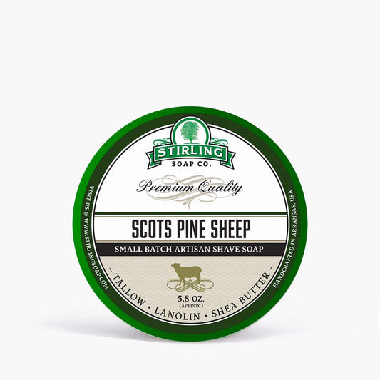 Stirling Scots Pine Sheep Shaving Soap