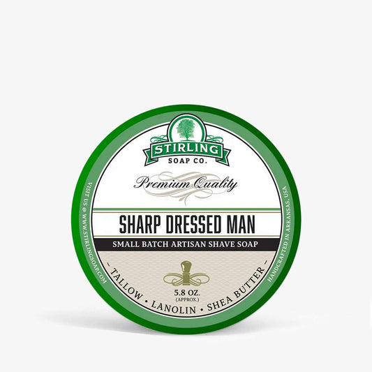 Stirling Sharp Dressed Man Shaving Soap