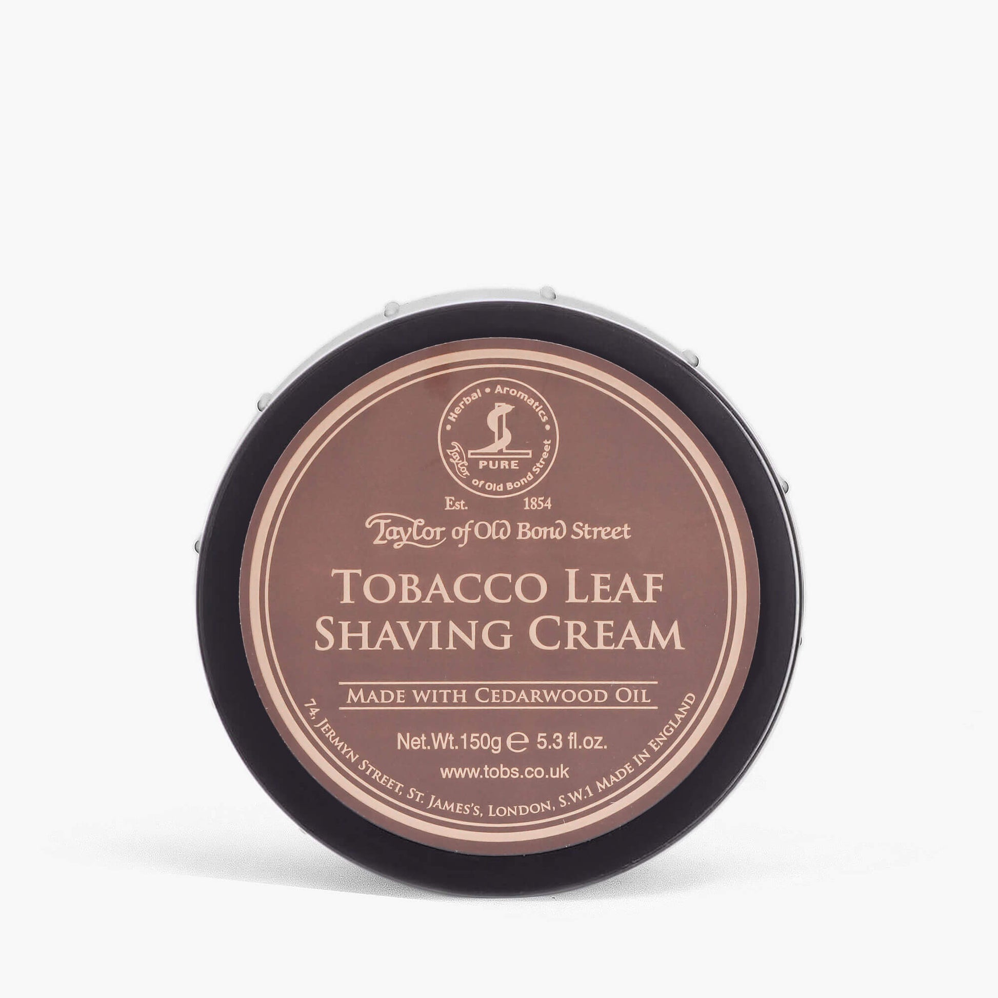 taylor of old bond street tobacco leaf shaving cream shave as an alternative to an aftershave lotion (75ml) Taylor of Old Bond Street